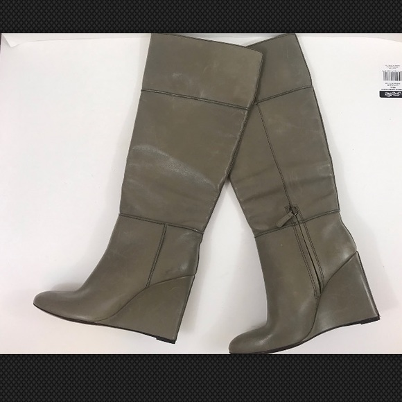 tory burch grey boots